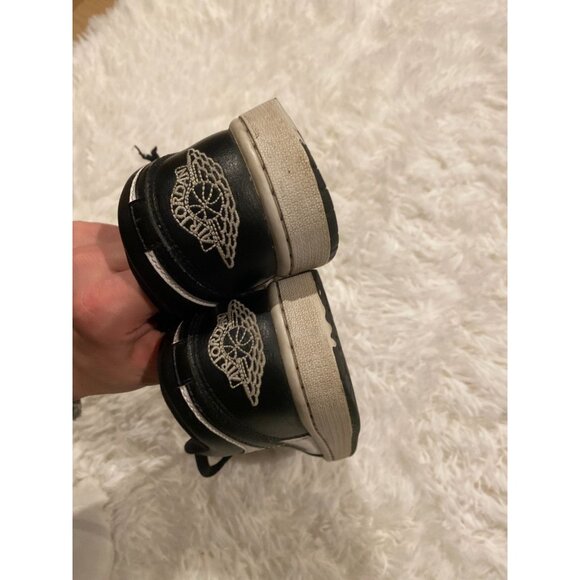 Nike Air Jordan 1 Low Panda 2023 White Dark Grey DC0774-102 Women Size 8 WORN - Picture 5 of 8